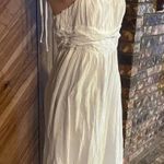 TALULAH  White Gauze Large Sleeveless Midi Summer Dress Photo 2