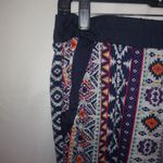 Almost Famous  XL Southwest Vibe Vintage Leggings XL Plus in Navy Purple Orange Photo 1
