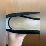 Ann Taylor Elegant Black Suede Pumps with Gold Chunky Heel. Size-6M Photo 1