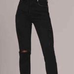 Abercrombie & Fitch Abercrombie 6S the mom high rise black jeans Photo 0