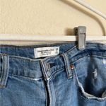 Abercrombie & Fitch  Ankle Straight Ultra High Rise Jeans Sz 28‎ Short Distressed Photo 6