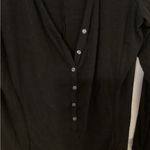 Victoria's Secret  Black Long Sleeve sleep Romper Photo 1