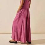 FP Beach Free People Beach Alice Shoulder Tie Wide Leg One Piece‎ Jumpsuit Size Small NWT Photo 2