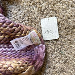 Free People  All Mine Woven Scarf NWT Purple and Yellow Photo 4