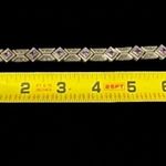 JUDTIH JACK Art Deco Faceted Amethyst Marcasite Sterling Silver Bracelet VINTAGE Photo 5