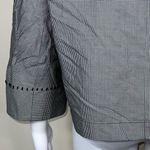 Carlisle Vintage  Black & White Mini-Houndstooth Silk Blend Jacket Photo 9