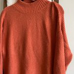 SheIn orange soft knit high neck long sleeve sweater Photo 1