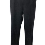 Andrew Marc  LARGE Black Faux Suede Microfiber Pull On Ponte Skinny Pants Photo 0