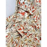 Alexis Strapless Ruffle Printed Faina Midi Dress Multicolor Women's medium Photo 5
