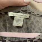 White + Warren Cashmere Leopard Dress Brown Photo 5