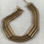 3 Gold link cleopatra Choker Necklace Photo 1