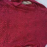 Multiples  womens 0x jacket with attached shell red black geometric sparkly Photo 5