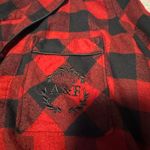 Abercrombie & Fitch  Red and Black Plaid Pajama Top Photo 2