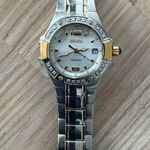 Seiko  Coutura Diamonds Ladies Watch Two-Tone Bracelet Case Pearl Dial Date Photo 7