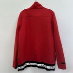 Under Armour Women's Move Loose Fit Mock Top Radio Red Size XL Layered Logo Photo 1