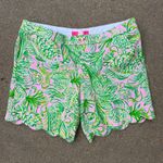 Lilly Pulitzer  Darci Knit Shorts Mandevilla Baby Fins And Flippers Size 6 Photo 1