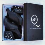 Alexander McQueen McQ Kingsland studded block heel slingback leather sandal 36 Photo 10