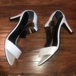 Tibi  $425 Clara Sandal with Ankle Strap White Clear Size 35 5 INDIE SLEAZE Photo 7