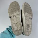 Vince Blair Perforated Gray Leather Slip On Shoes Size 6.5 Photo 3