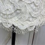 Alexia Admor  Lace Front Bell Sleeve Sheath Dress Small Ivory‎ White Half Sleeve Photo 6