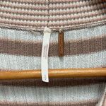 Free People  Vista Cardi Striped Ribbed Sweater Midi Dress Ivory Small Photo 6