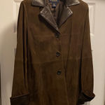 Brooks Brothers  Dark Brown Leather Jacket Photo 0