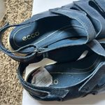 Ecco  Blue Leather strappy adjustable preppy ladies sandals size EU 41 coastal Photo 2