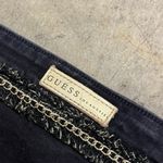 Guess Vintage  Wilma denim tweed embellished mini skirt Photo 5