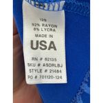 Fresh Produce  Blue Floral V Neck Short Sleeve Dress Size Small Vacation Beach Photo 3