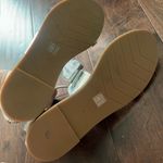 Eileen Fisher new  Silver Mirror Metallic Cici Strappy Leather Sandals size 6 Photo 2