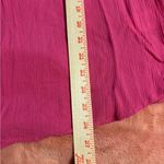 Joseph A  Boho Crochet Lace Tassel Blouse Size XL Raspberry NWT Photo 5