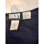 DKNY Vintage Women's Black 100% Cotton 90s Y2K One Piece Bodysuit Size S Photo 3