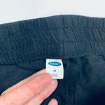 Old Navy  Black Linen Blend Wide Leg Lounge Pant XS Photo 3