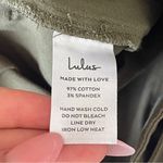 Lulus Leo Olive Green Tie-Waist Cropped Pants Size S NWT Photo 6