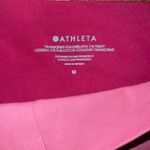 Athleta Medium Buttery Soft Transcend Colorblock 7/8 Berry Rose Tight Leggings Photo 6