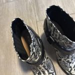 BCBGeneration 5.5 snake print harness ankle booties Photo 5