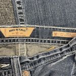 Big star Distressed Embroidered Jeans Union Straight 29R Blue Cotton spandex Photo 3