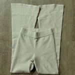 Aerie Aeire Offline High Waisted Flare Pants Cream Size S Photo 0
