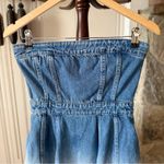 Amanda Uprichard Meryl Denim Mini Dress in Ioania Ombré Photo 3