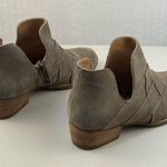 Seychelles  Deep Sea Gray Suede Leather Woven Ankle Boots Women Size 8.5 Western Photo 6