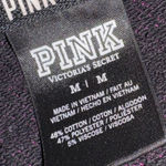 PINK - Victoria's Secret Victoria’s Secret pink purple black V-Neck Sweater White sweatshirt Photo 2