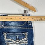 Rock Revival  Denim CUT-OFF Shorts Frayed Hem Embellished Pockets Skinny Jeans 27 Photo 7