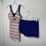 New 2 piece Tankini and BoyShort Swimsuit Set in size Small Purple Photo 3