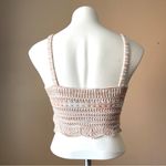 Olivaceous | Multicolored Crochet Knit Scalloped Hem Cropped Tank Top Sz S Photo 2