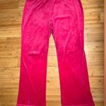 Juicy Couture  Womens High-Rise Pull-on Classic Pink Velour track Pants,Y2K|Sz:XL Photo 13