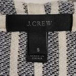 J.Crew  Baja Striped 3/4 Sleeve Hoodie Blue White Small Photo 4