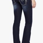 Miss Me Women's Loose Saddle Stitch Border Boot Cut Jean size 27 W 34 L Photo 1