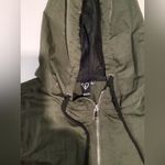 Windsor  Olive Cropped Hoodie Photo 2