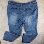 Woman Within  Embroidered Floral Blue Jeans Women's Size 24W Photo 10