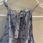 A New Day Light Blue Floral Halter Dress Photo 3